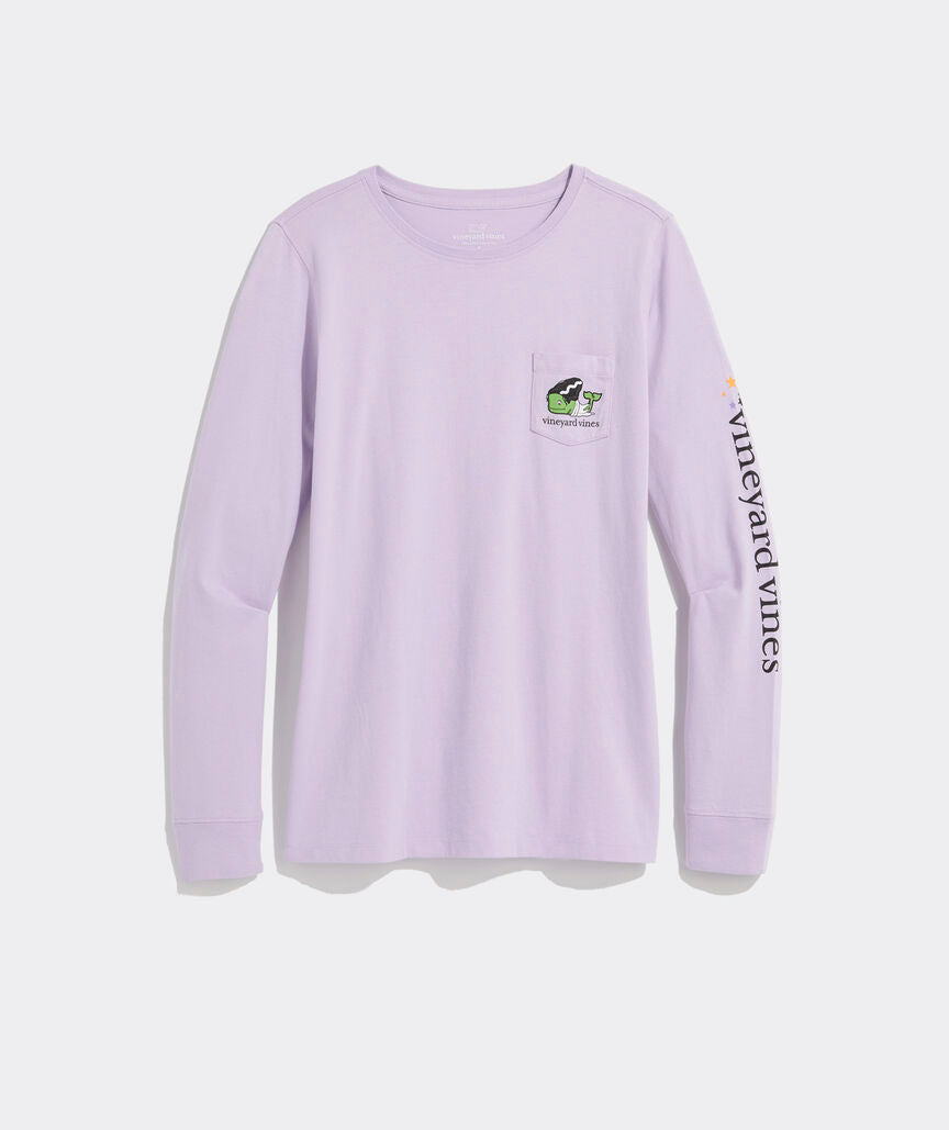 Vineyard Vines Frankenstein Icons Whale Long-Sleeve Pocket Tee