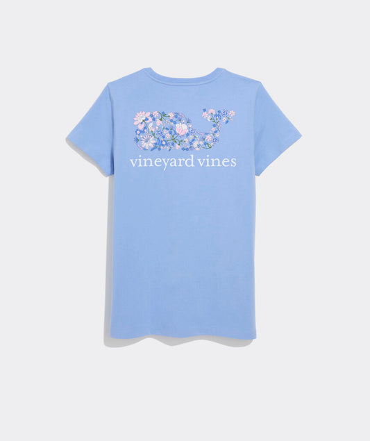 Vineyard Vines Thalia Floral Whale Short-Sleeve Pocket Tee
