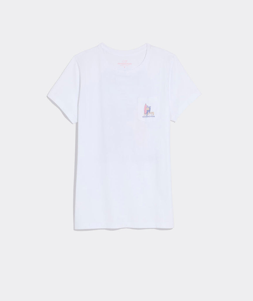Vineyard Vines Beach Bike Dog Short-Sleeve Pocket Tee