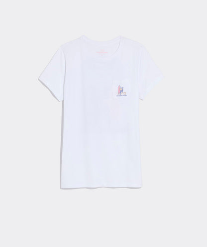 Vineyard Vines Beach Bike Dog Short-Sleeve Pocket Tee