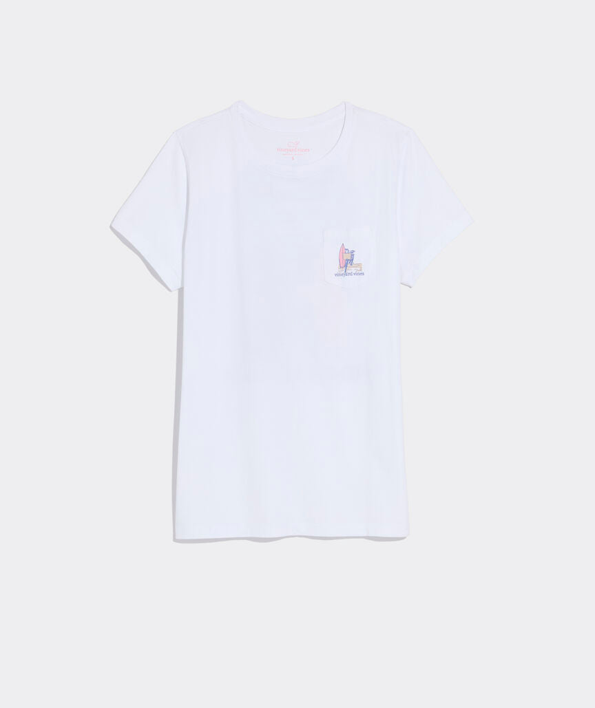 Vineyard Vines Beach Bike Dog Short-Sleeve Pocket Tee