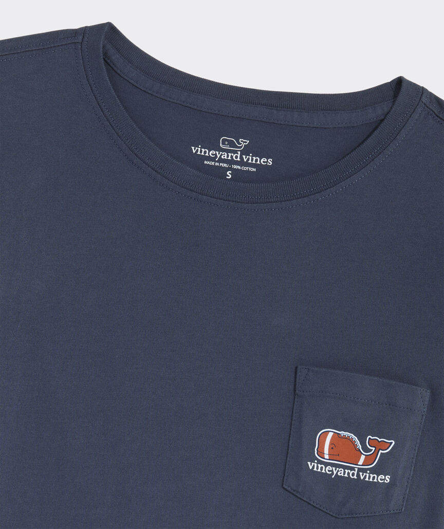 Vineyard Vines Tailgating Icons Whale Fill Long-Sleeve Pocket Tee