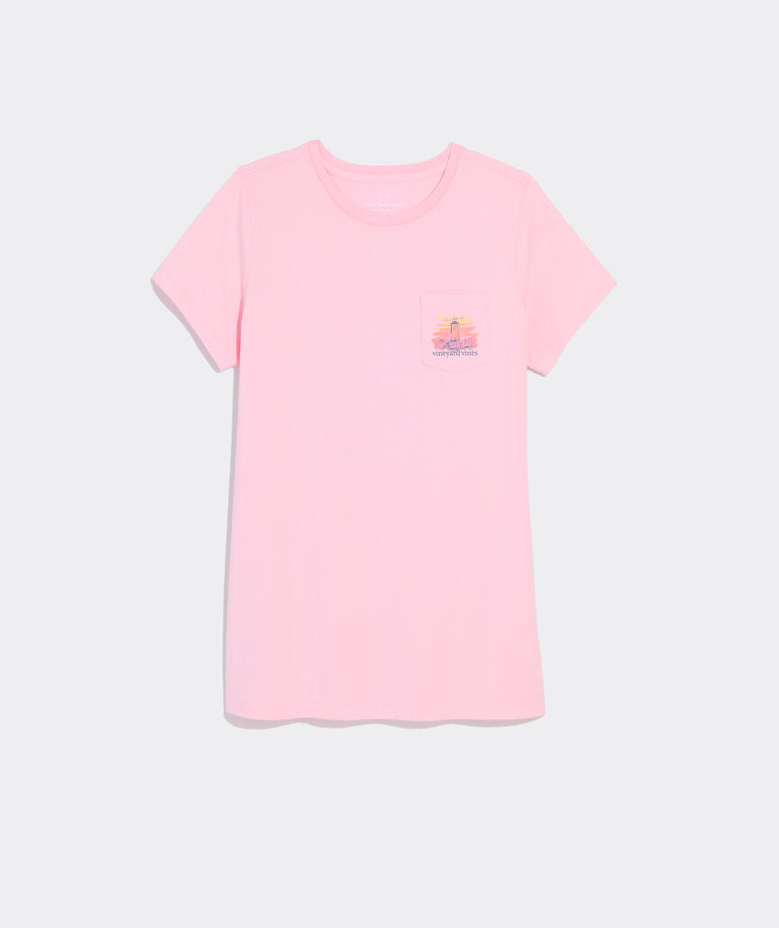 Vineyard Vines Painted Edgartown Lighthouse Short-Sleeve Pocket Tee