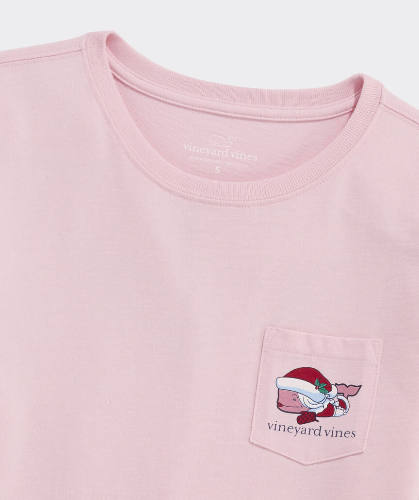 Vineyard Vines Women's Mrs. Claus Whale Bakeshop Long-Sleeve Pocket Tee