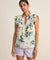 Vineyard Vines Floral Ruffle Popover