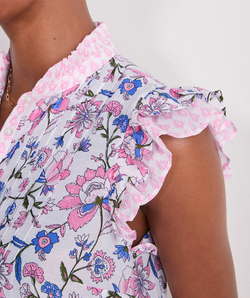 Vineyard Vines Adare Pintuck Top