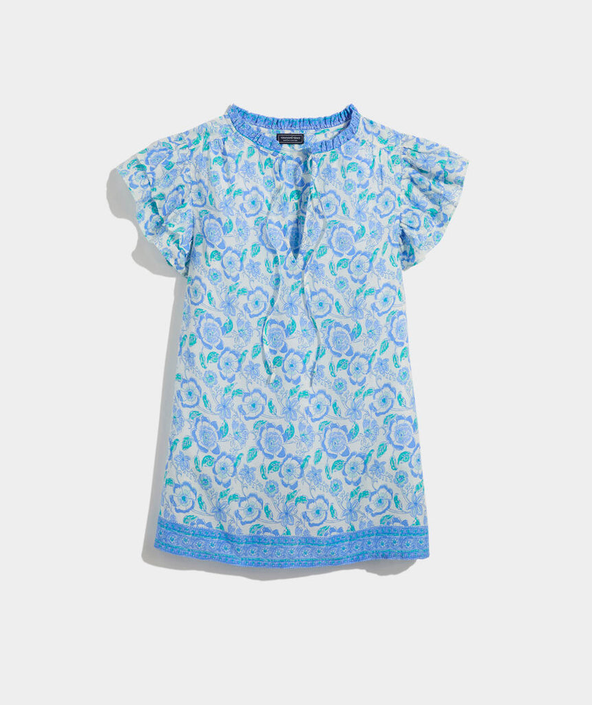 Vineyard Vines Adare Double Ruffle Top