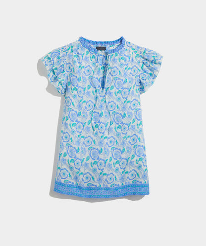 Vineyard Vines Adare Double Ruffle Top