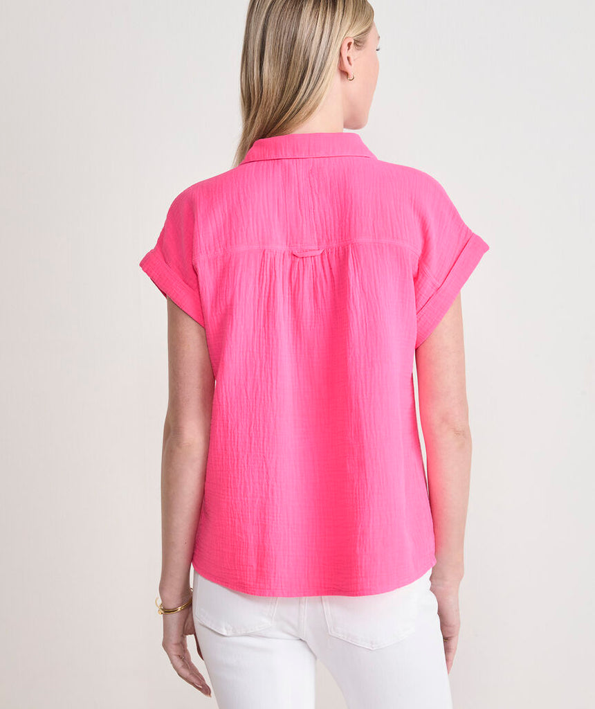 Vineyard Vines Margo Gauze Top
