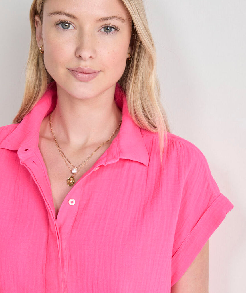 Vineyard Vines Margo Gauze Top