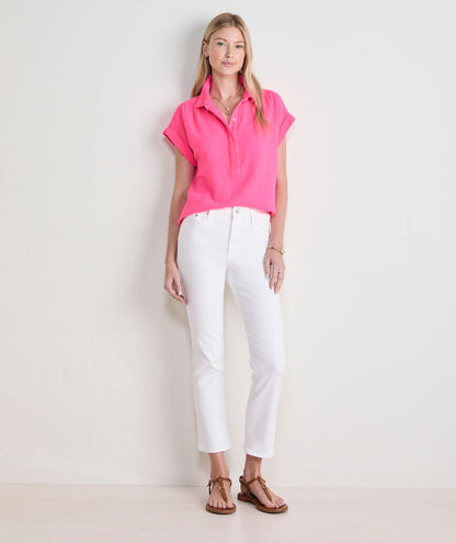 Vineyard Vines Margo Gauze Top