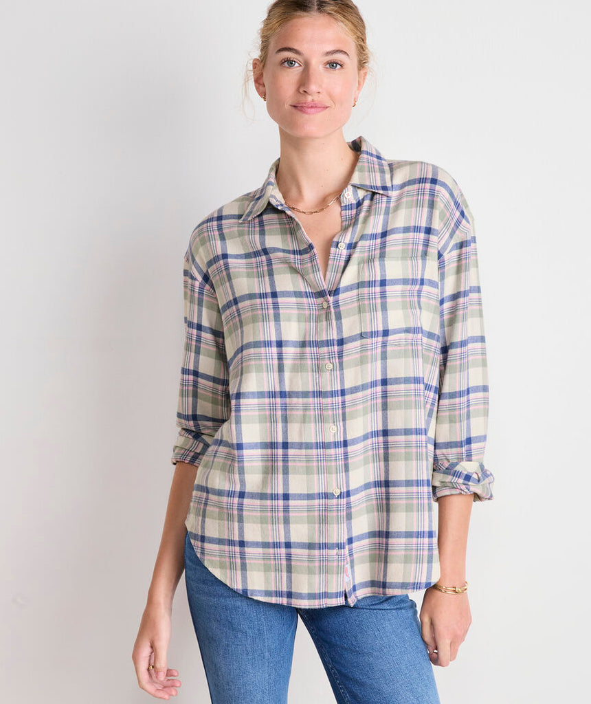 Vineyard Vines Birdie Flannel Button-Down