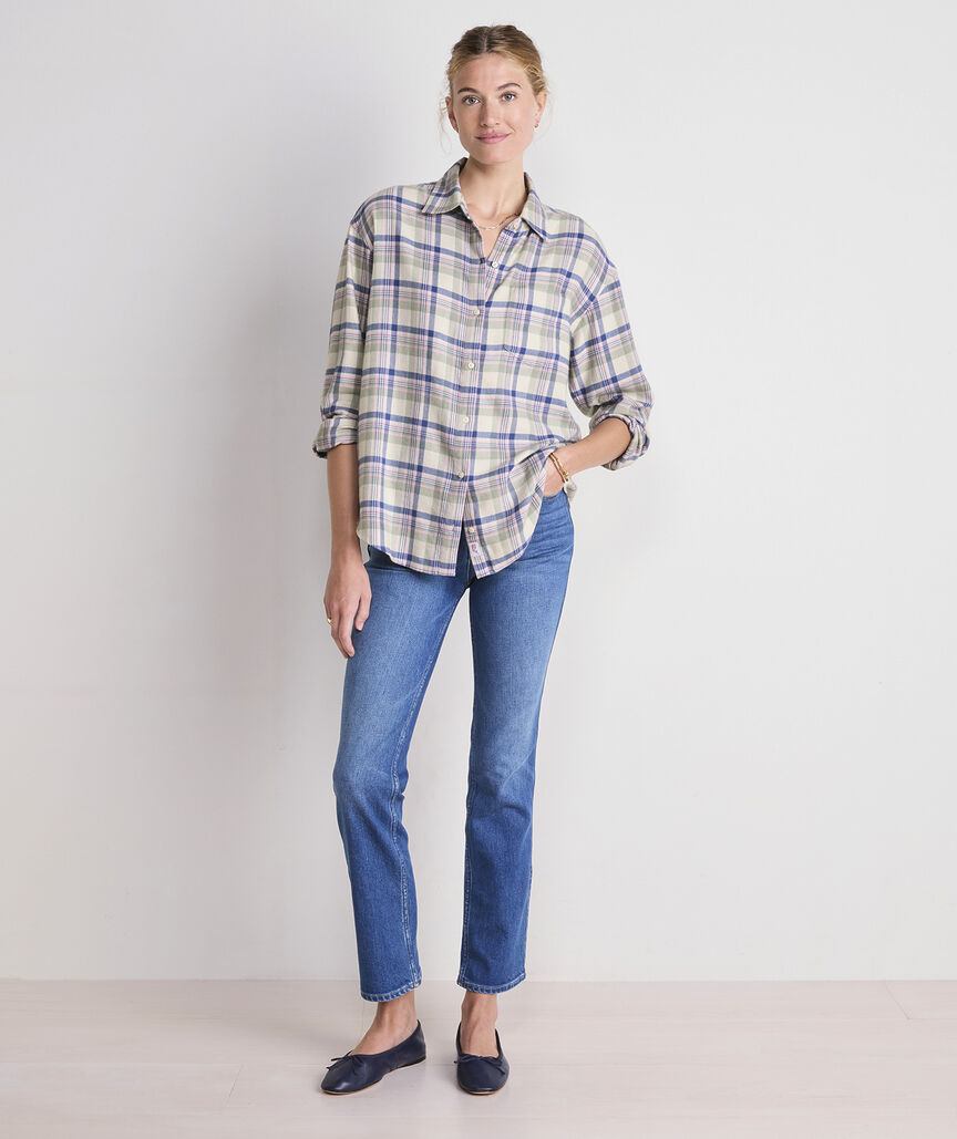 Vineyard Vines Birdie Flannel Button-Down