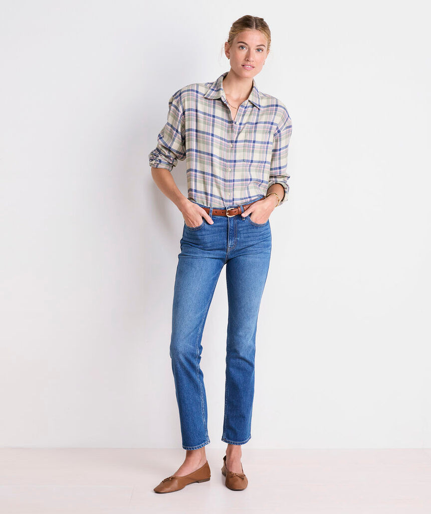 Vineyard Vines Birdie Flannel Button-Down
