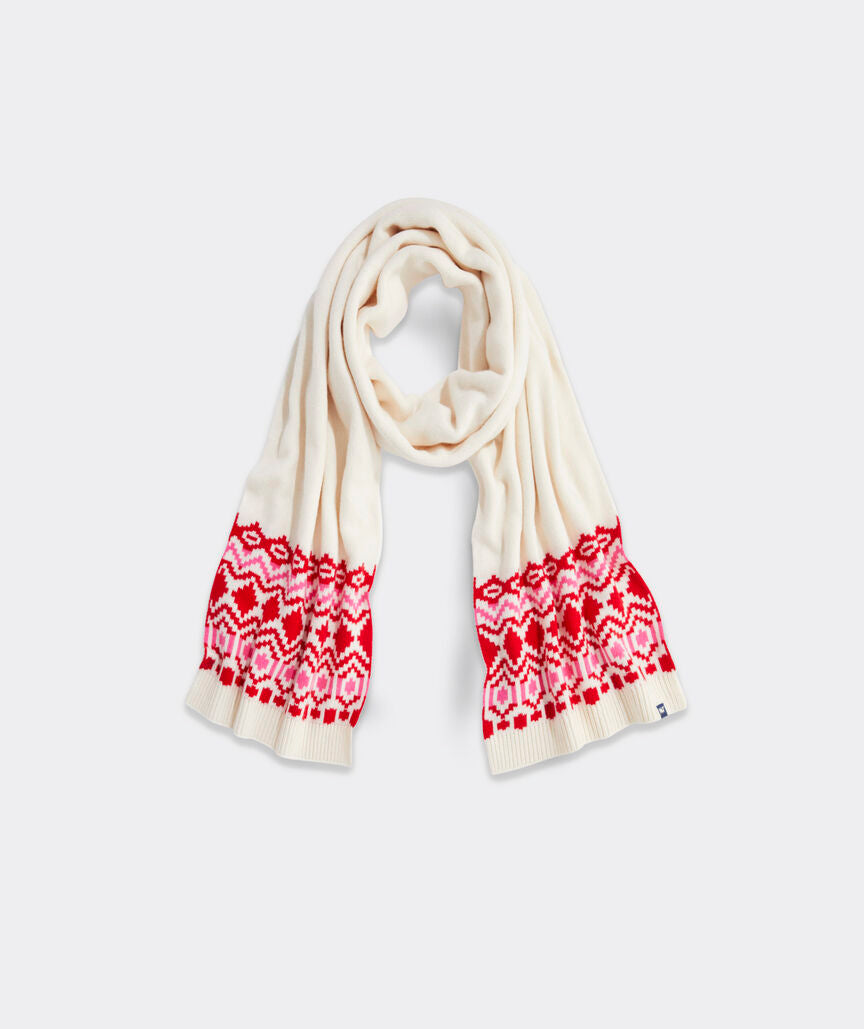 Vineyard Vines Women's Fair Isle Scarf