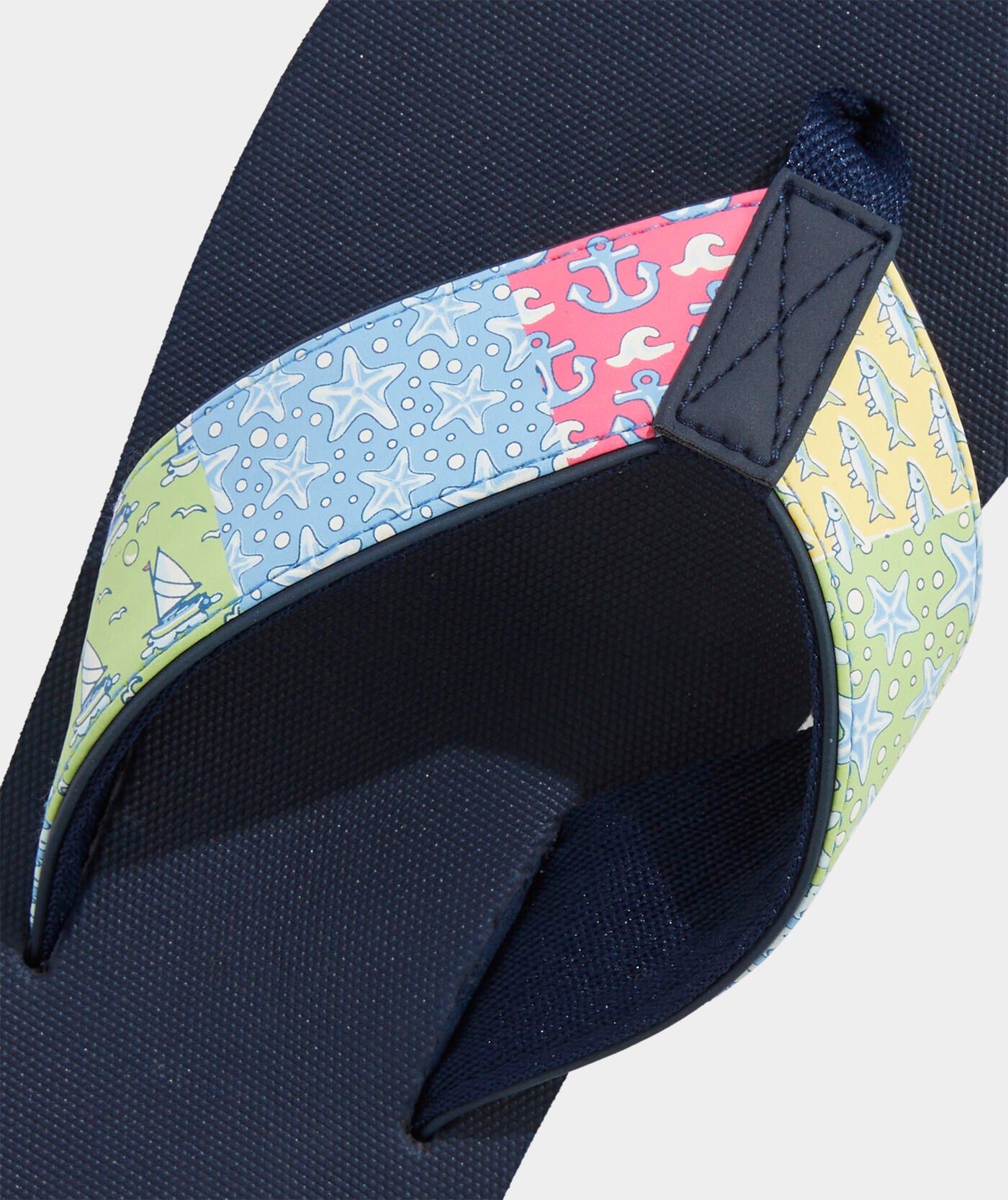 Vineyard Vines Classic Patchwork Flip Flops