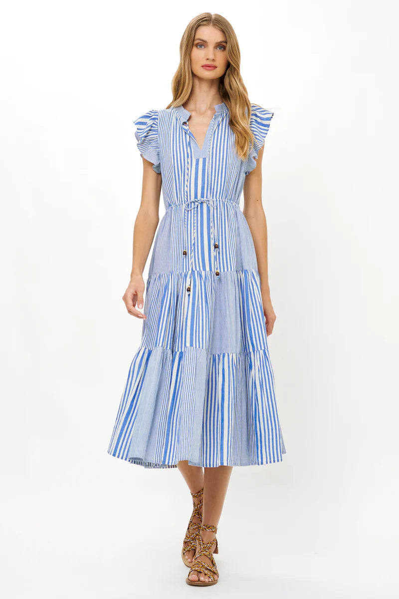 Oliphant Cinched Flirty Midi