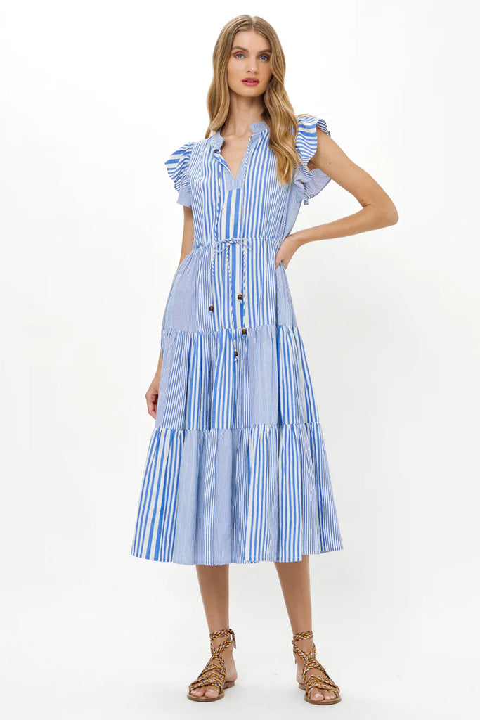 Oliphant Cinched Flirty Midi