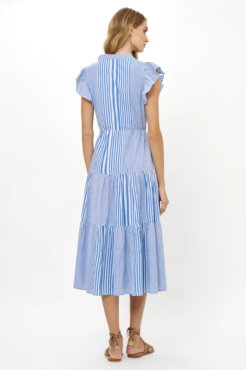 Oliphant Cinched Flirty Midi