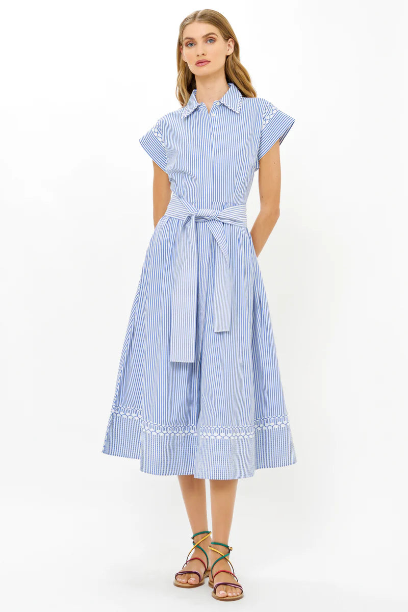 Oliphant Belted Shirt Dress