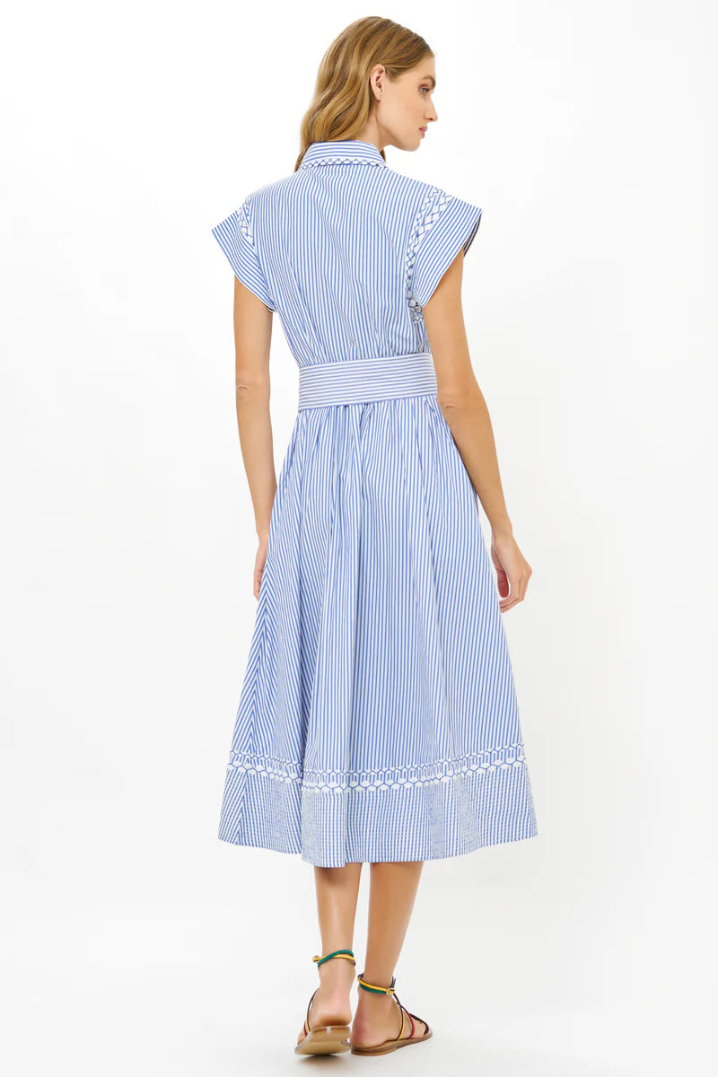 Oliphant Belted Shirt Dress