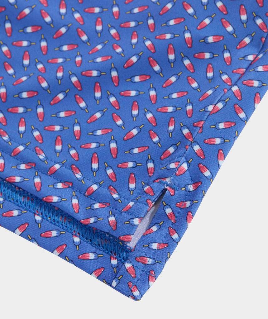 Vineyard Vines Boys Printed Sankaty Performance Polo