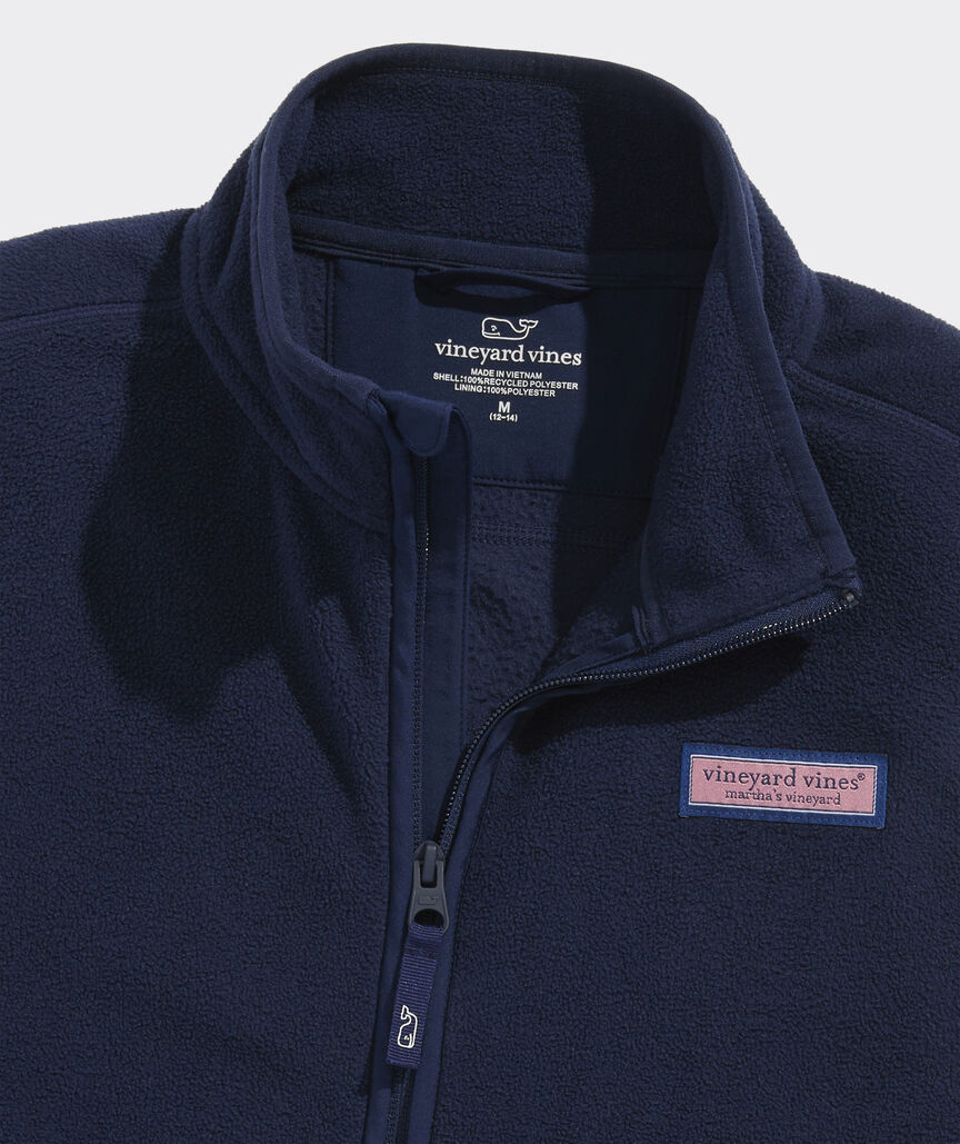 Vineyard Vines Boys' Harbor Fleece Vest