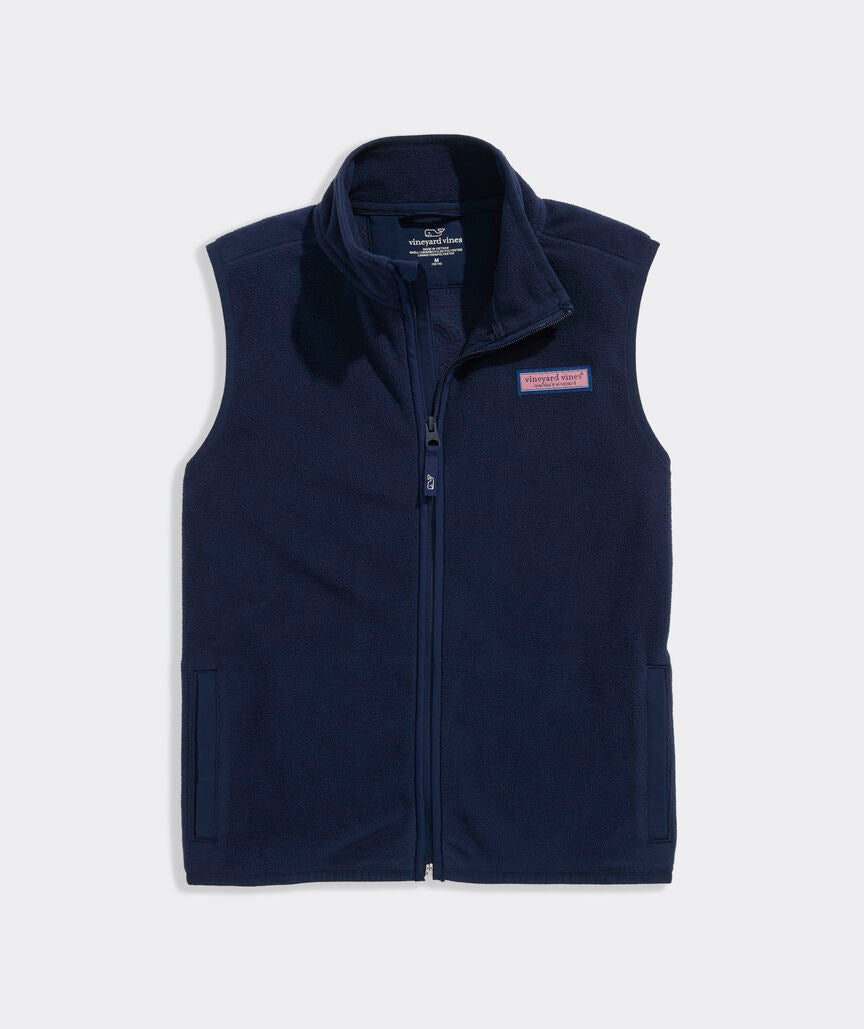 Vineyard Vines Boys' Harbor Fleece Vest