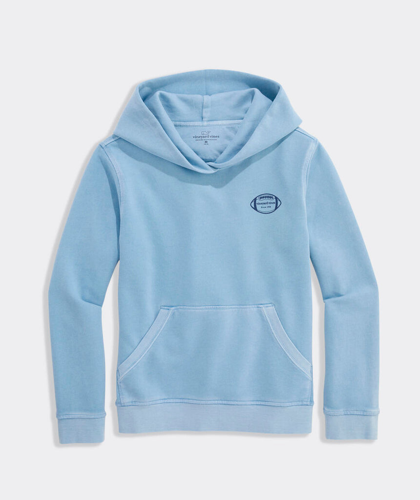 Vineyard Vines Boys' Surf Terry Football Graphic Hoodie