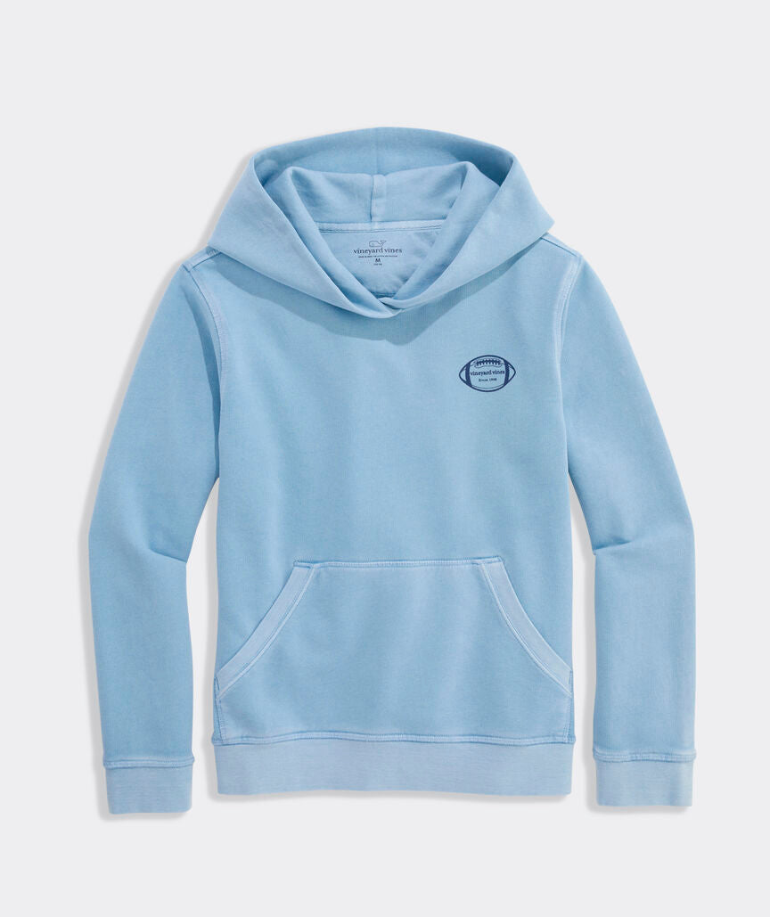 Vineyard Vines Boys' Surf Terry Football Graphic Hoodie