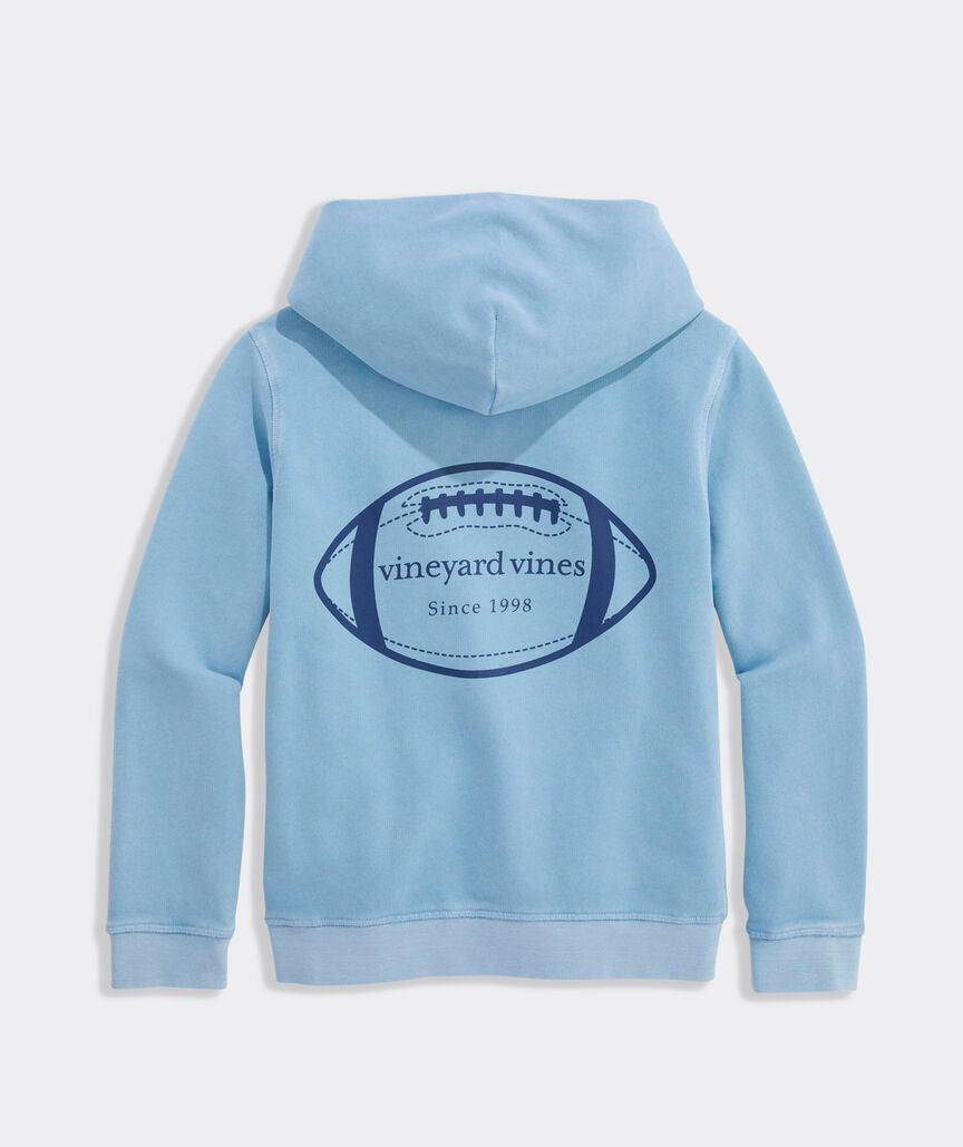 Vineyard Vines Boys' Surf Terry Football Graphic Hoodie