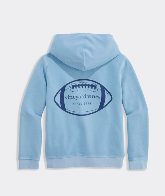 Vineyard Vines Boys' Surf Terry Football Graphic Hoodie