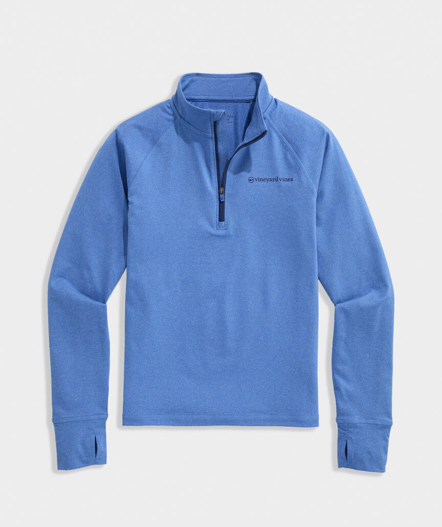 Vineyard Vines Boys' Performance Island Time Quarter-Zip