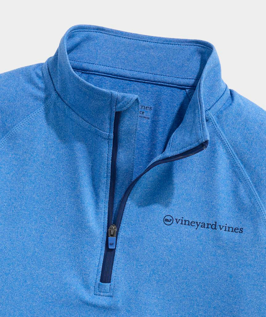 Vineyard Vines Boys' Performance Island Time Quarter-Zip