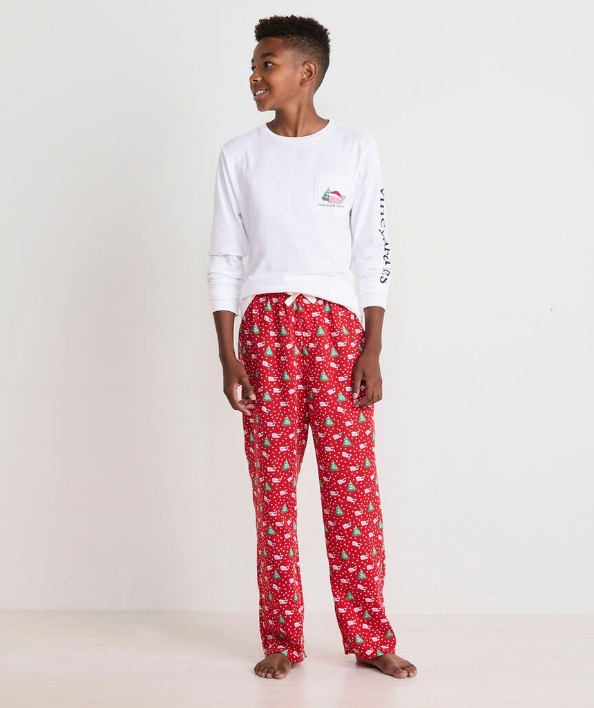 Vineyard Vines Kids' Flannel Lounge Pant