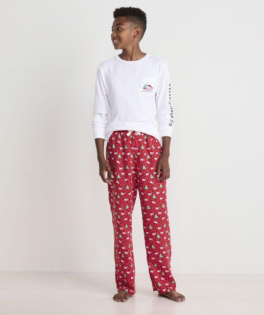 Vineyard Vines Kids' Flannel Lounge Pant