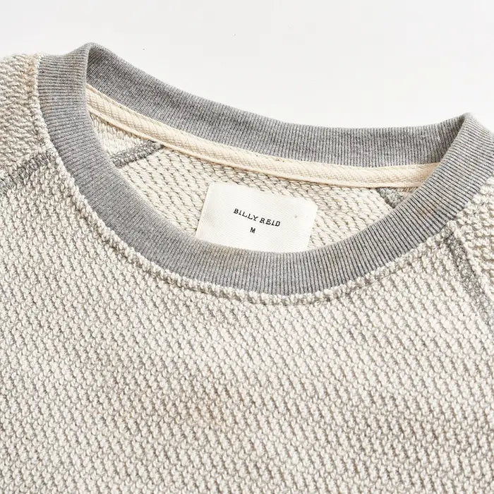 Billy Reid Long Sleeve Tuck Terry Crew
