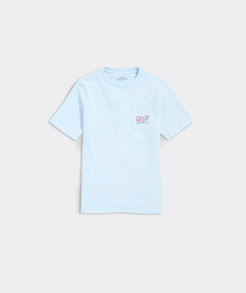 Vineyard Vines Boys' Scuba Whale Short-Sleeve Pocket Tee