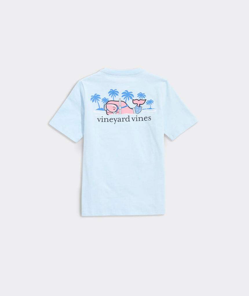 Vineyard Vines Boys' Scuba Whale Short-Sleeve Pocket Tee