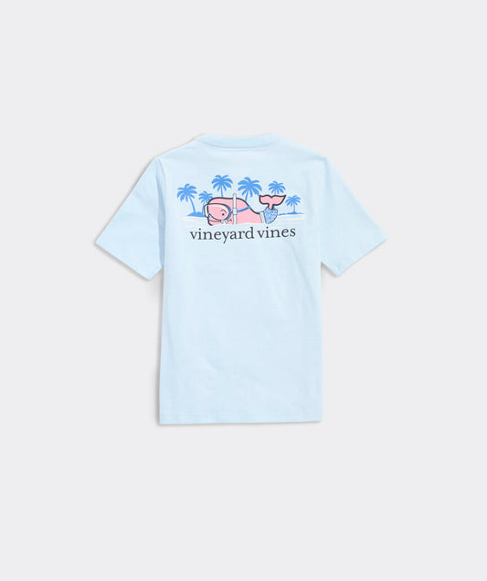 Vineyard Vines Boys' Scuba Whale Short-Sleeve Pocket Tee