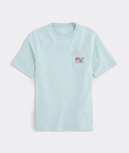 Vineyard Vines Boys' Pirate Whale Short-Sleeve Pocket Tee