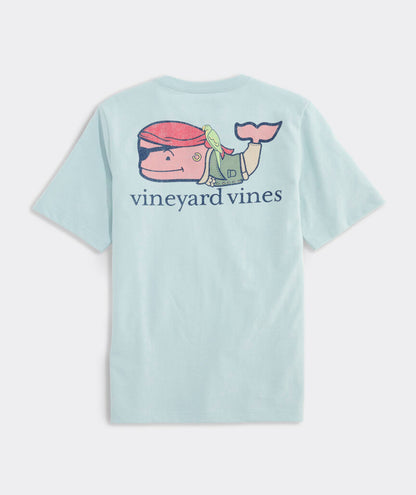Vineyard Vines Boys' Pirate Whale Short-Sleeve Pocket Tee