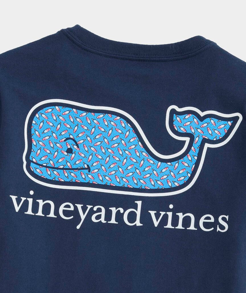 Vineyard Vines Boys' Bomb Pop Whale Short-Sleeve Pocket Tee