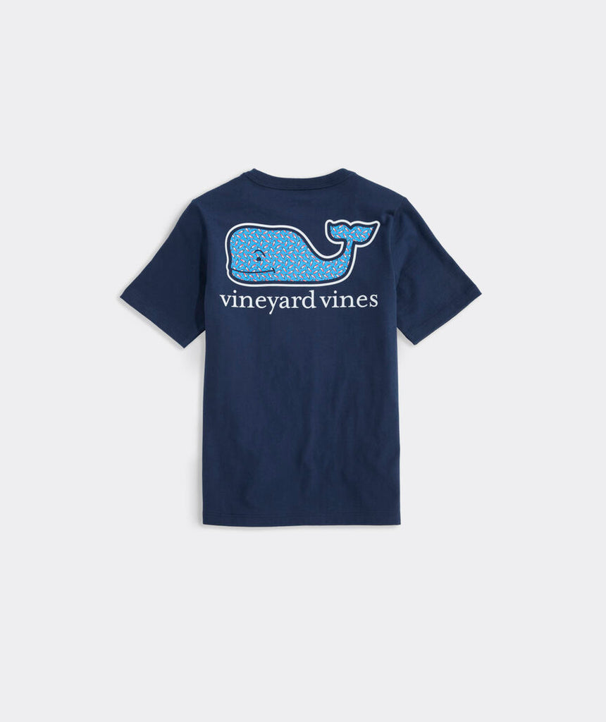 Vineyard Vines Boys' Bomb Pop Whale Short-Sleeve Pocket Tee