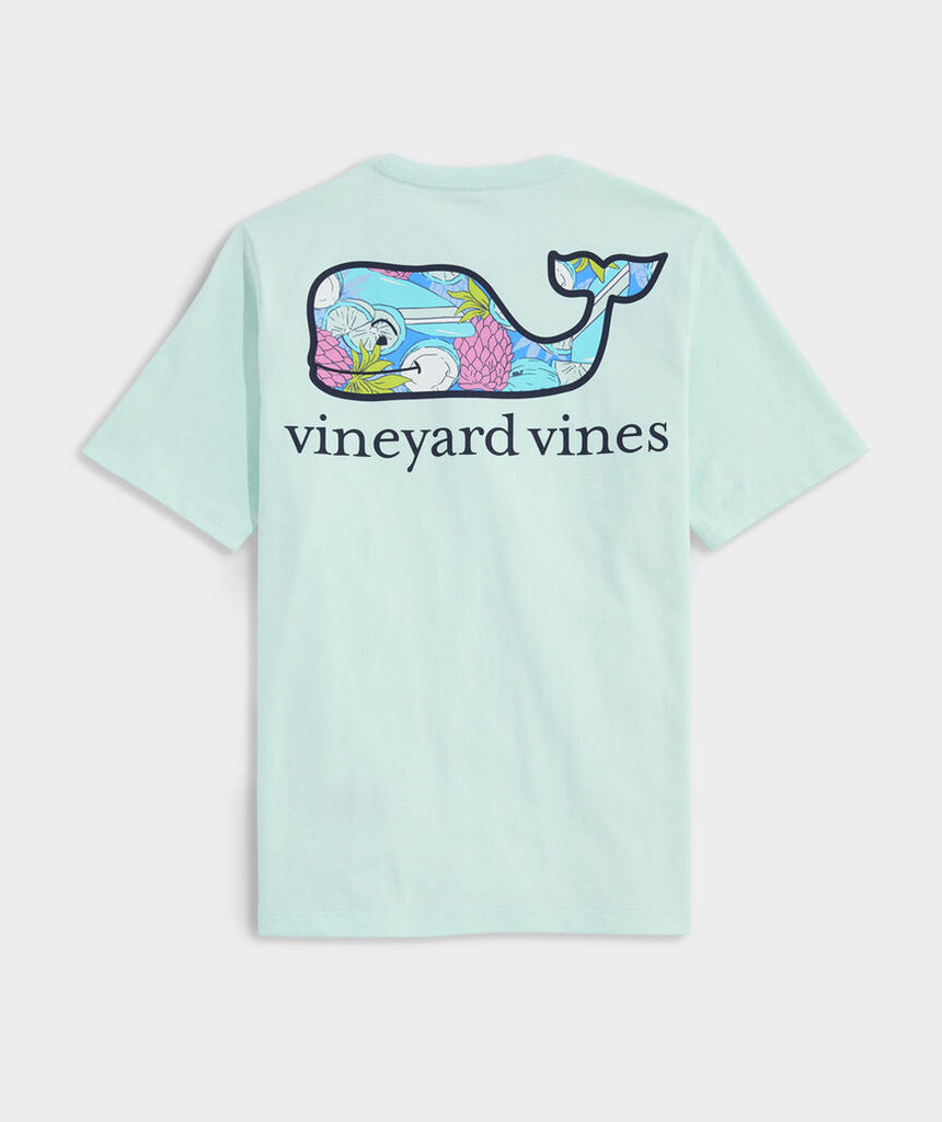 Vineyard Vines Boys' Colada Surf Whale Short-Sleeve Pocket Tee