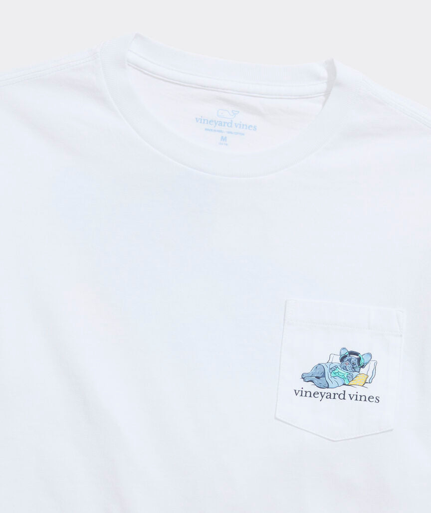 Vineyard Vines Boys' Top Dog Long-Sleeve Pocket Tee