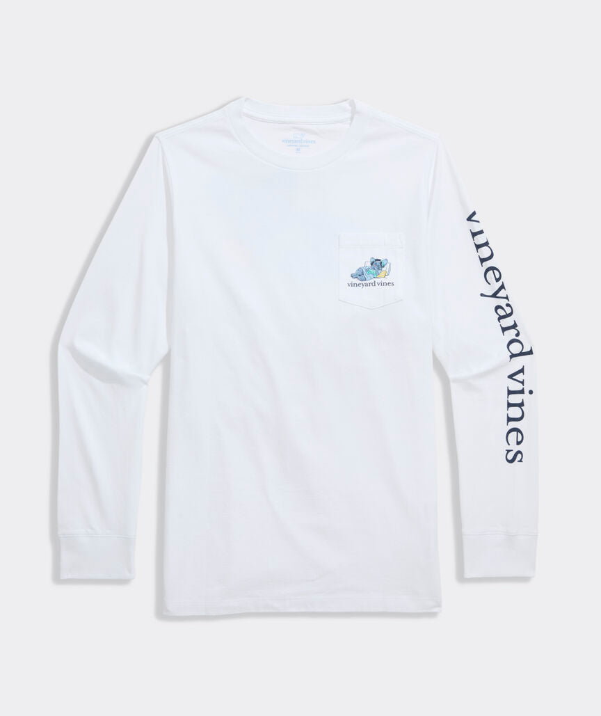 Vineyard Vines Boys' Top Dog Long-Sleeve Pocket Tee