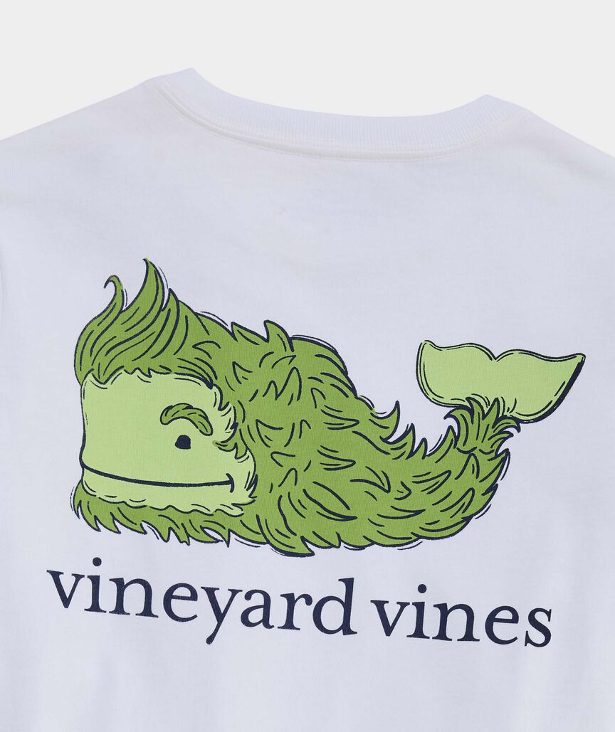Vineyard Vines Boys' Holiday Grump Whale Long-Sleeve Pocket Tee