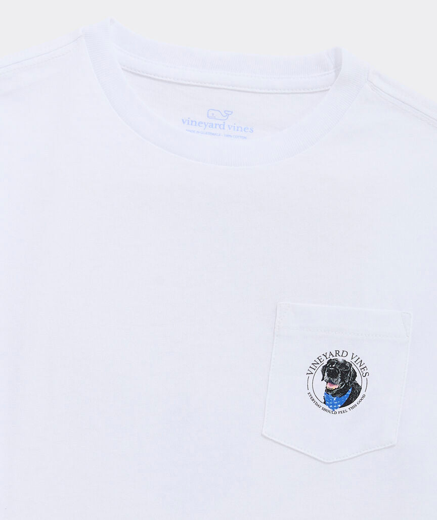 Vineyard Vines Boys' BlackLab EDSFTG Short-Sleeve Pocket Tee