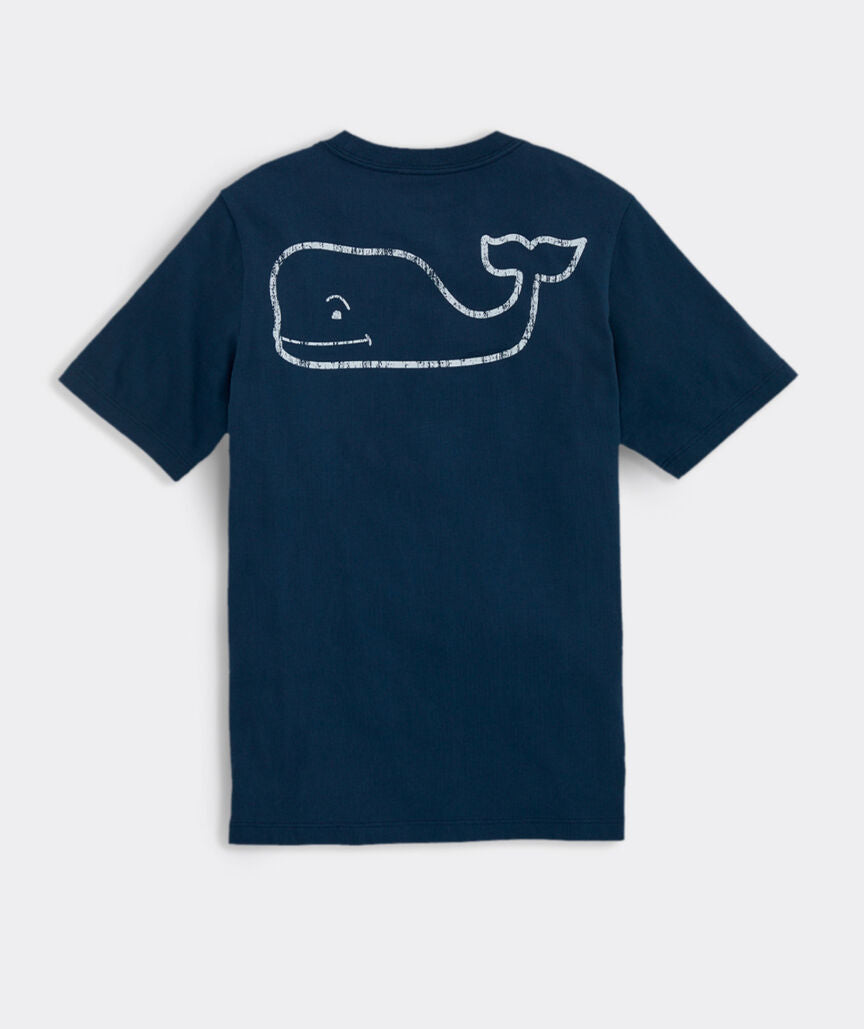 Vineyard Vines Boys' Vintage Whale Short-Sleeve Pocket Tee